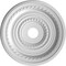 Ekena Millwork Cole PVC Medallion (Canopies up to 6"), 22"OD x 3 1/2"ID x 1"P, Universal Metallic Champagne Mist CMP22COECE - alternate 4